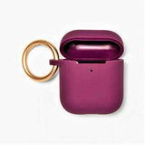 Heyday Airpod Silicone Case with Clip Purple image 0