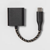 Heyday 3.5mm Dongle USB-C - Black/Gold image 0