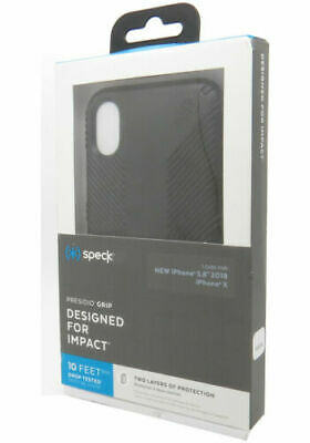 Speck Apple iPhone X/XS Presidio Grip Case - Black image 0