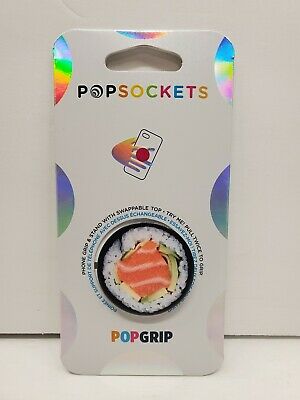 PopSockets PopGrip Cell Phone Grip & Stand - Salmon Roll image 0