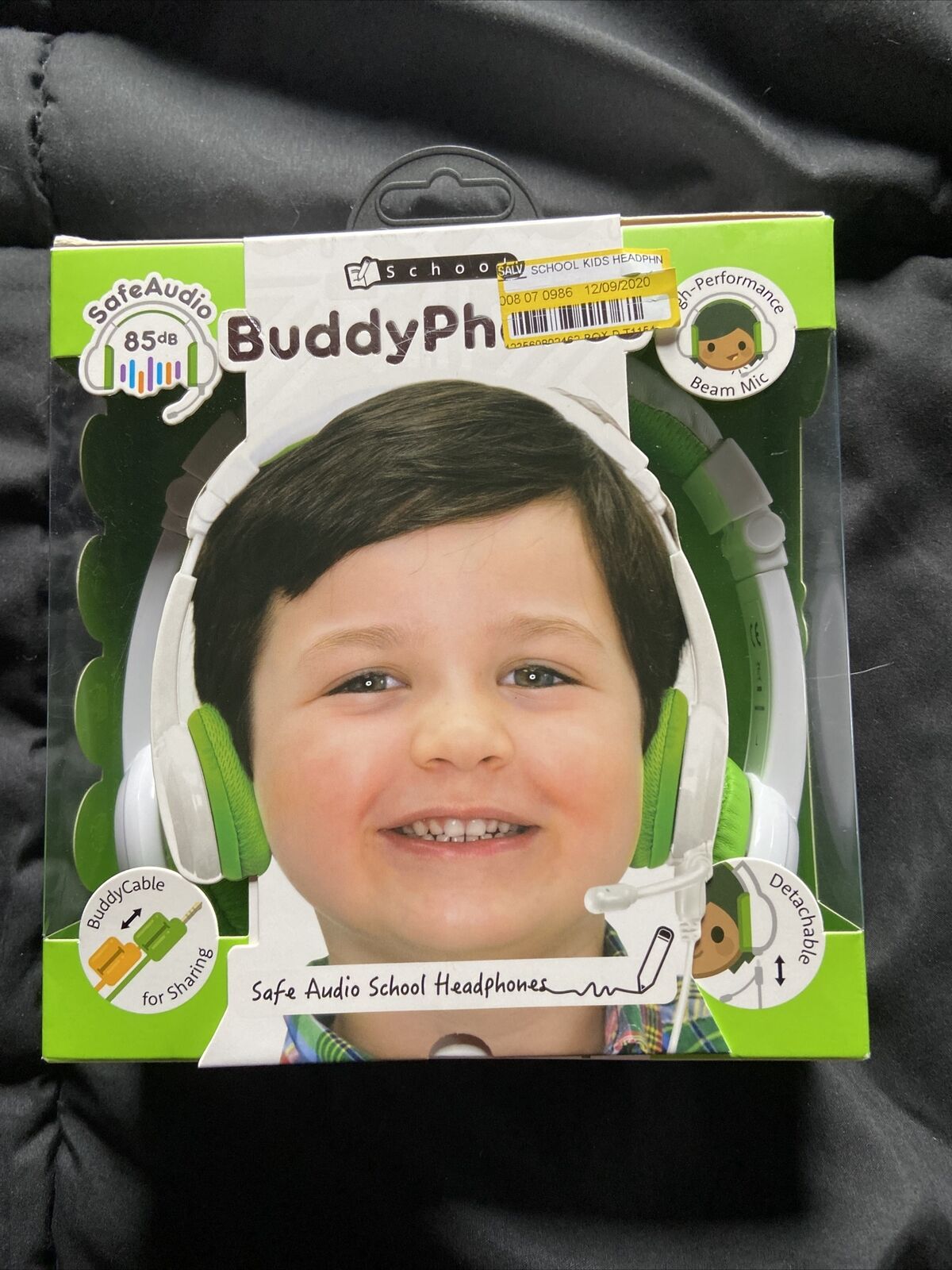 Buddy Phones School Kids Wired HeadPhonenes - Green image 0