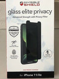 ZAGG Apple iPhone 11/XR InvisibleShield Glass Elite Privacy Screen Protector image 0