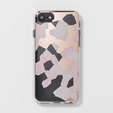 Heyday Apple iPhone 8/7/6s/6 Clear Camo Print Case - Pink image 0