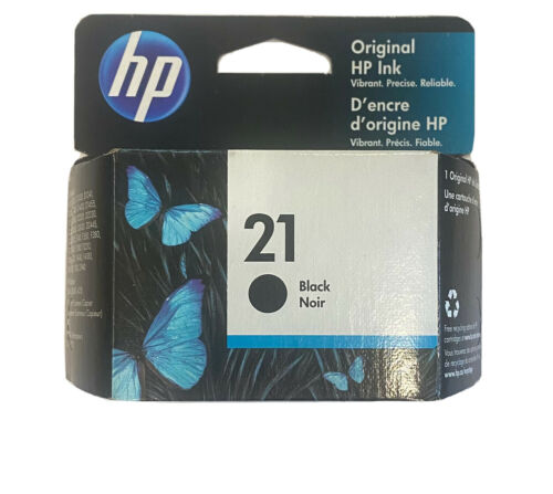 New & Sealed HP 21 Original Ink Cartridge, Black (C9351AN) image 0