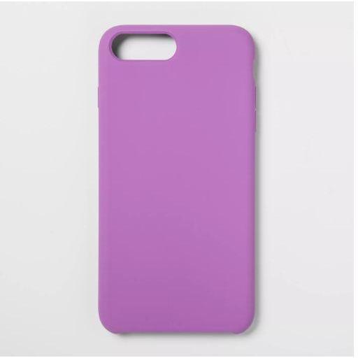 Heyday Apple iPhone 8 Plus/7 Plus/6s Plus/6 Plus Silicone Case - Lilac image 0