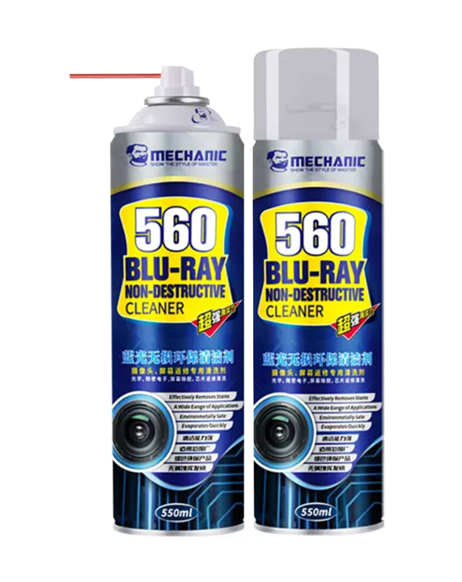 MECHANIC 560 BLU-RAY Non Destructive Cleaner (550ml) (Only Ground Shipping) image 0