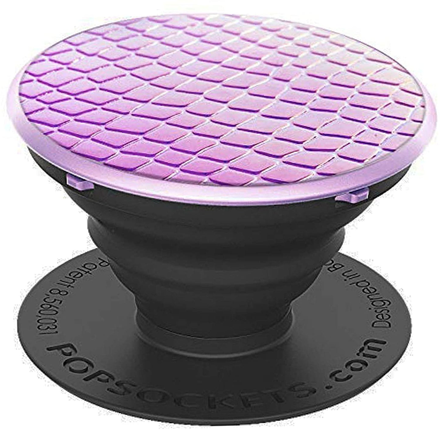 PopSockets PopGrip Cell Phone Grip & Stand - Iridescent Snakeskin Golden Pink image 0