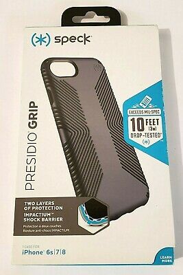 Speck iPhone 8/7/6s/6 Case Presidio Grip - Graphite Gray image 0