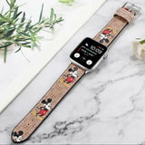 Apple Watch Band 42/44/45 silver Disney Mickey GD image 0