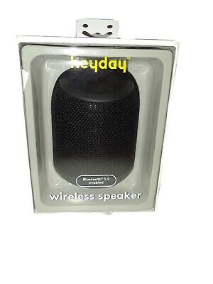 HeydayCylinder Portable Bluetooth Speaker With Strap - Black image 0
