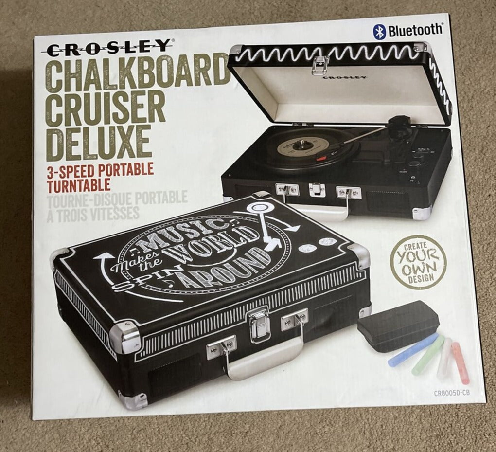 Crosley CR8005D-CB Cruiser Turntable Bluetooth & Pitch Control Chalkboard - F2 image 0