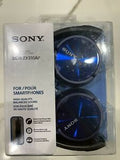 Sony MDR-ZX310AP ZX Series Wired On Ear HeadPhonenes with Mic - Blue image 0