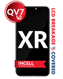 IPhone xr lcd assembly with steel plate (incell/qv7/version 2) image 0