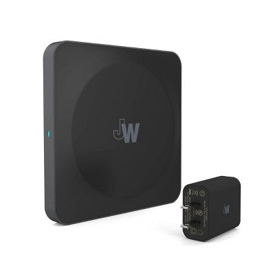 Just Wireless 10W Fast Charge Qi Wireless Charging Pad (with Wall Adapter) - Black image 0