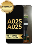Galaxy A02s (A025/2020) LCD Assembly (BLACK) (Premium/Refurbished) (US Model / Single Sim) image 0