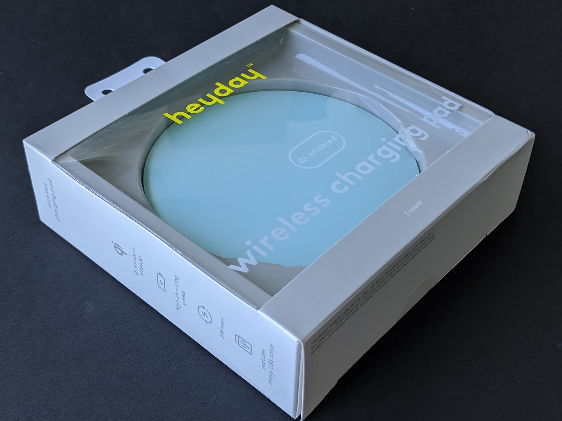 Heyday5W Qi Wireless Charging Pad - River Green image 0