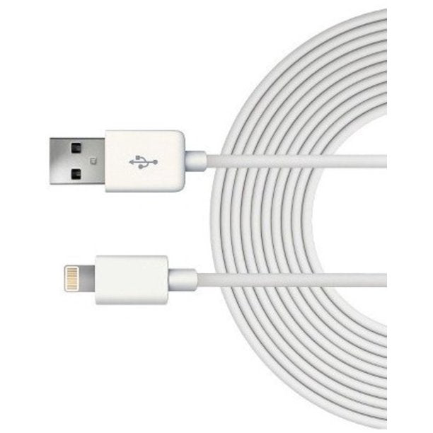 Just Wireless 6ft Lightning to USB-A Cable - White image 0