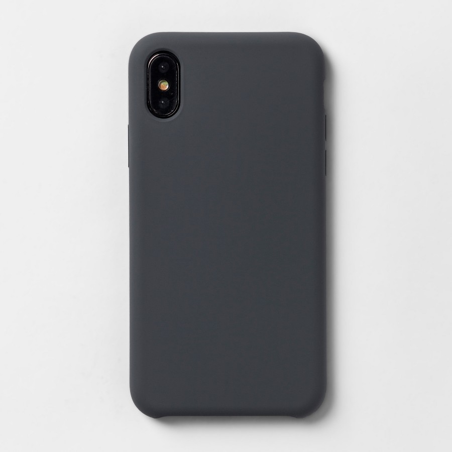 Heyday Apple iPhone X/XS Silicone Case - Gray image 0