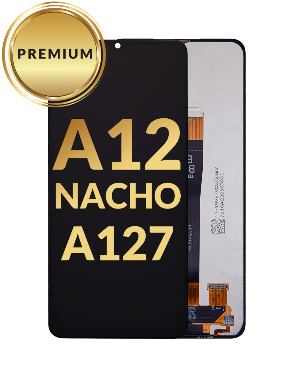 Galaxy A12 Nacho (A127 / 2021) LCD Assembly (BLACK) (premium/refublished) Bin;E5-50 image 0