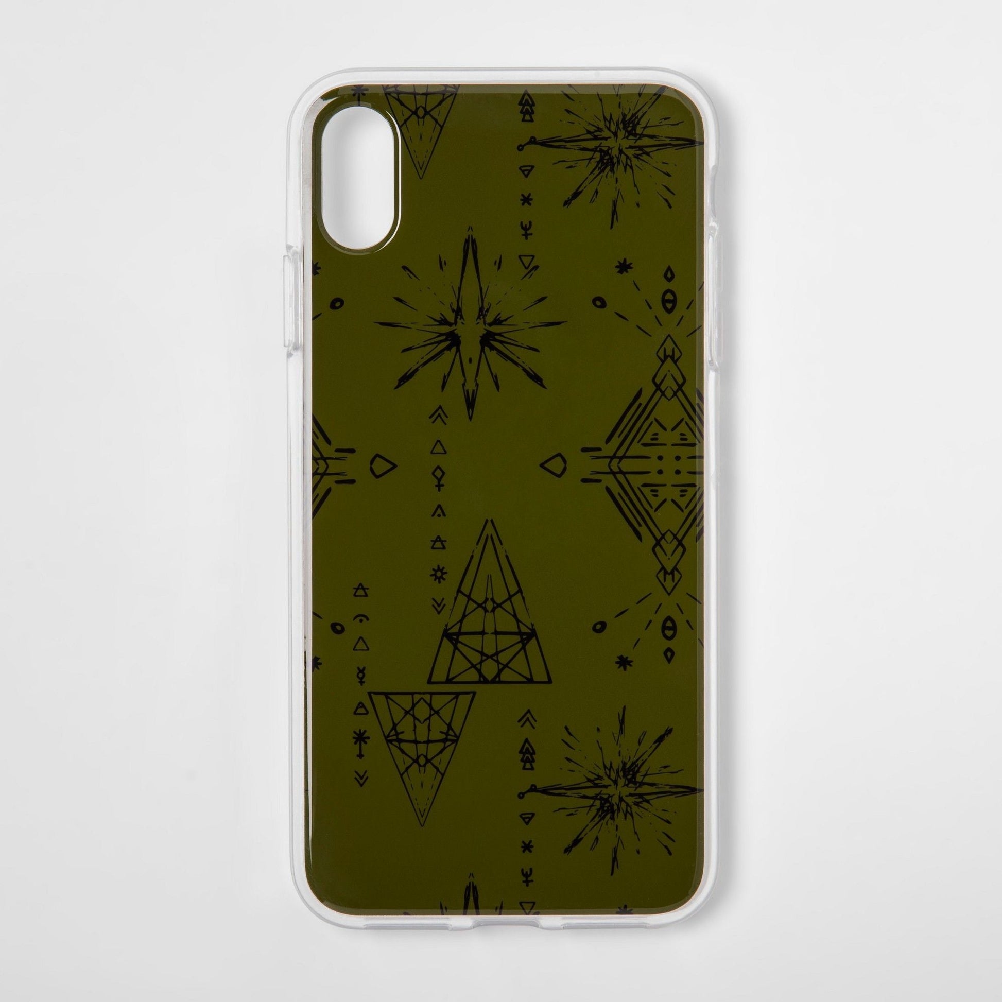 Heyday Apple iPhone XS Max Cosmic Signs Case - Olive image 0