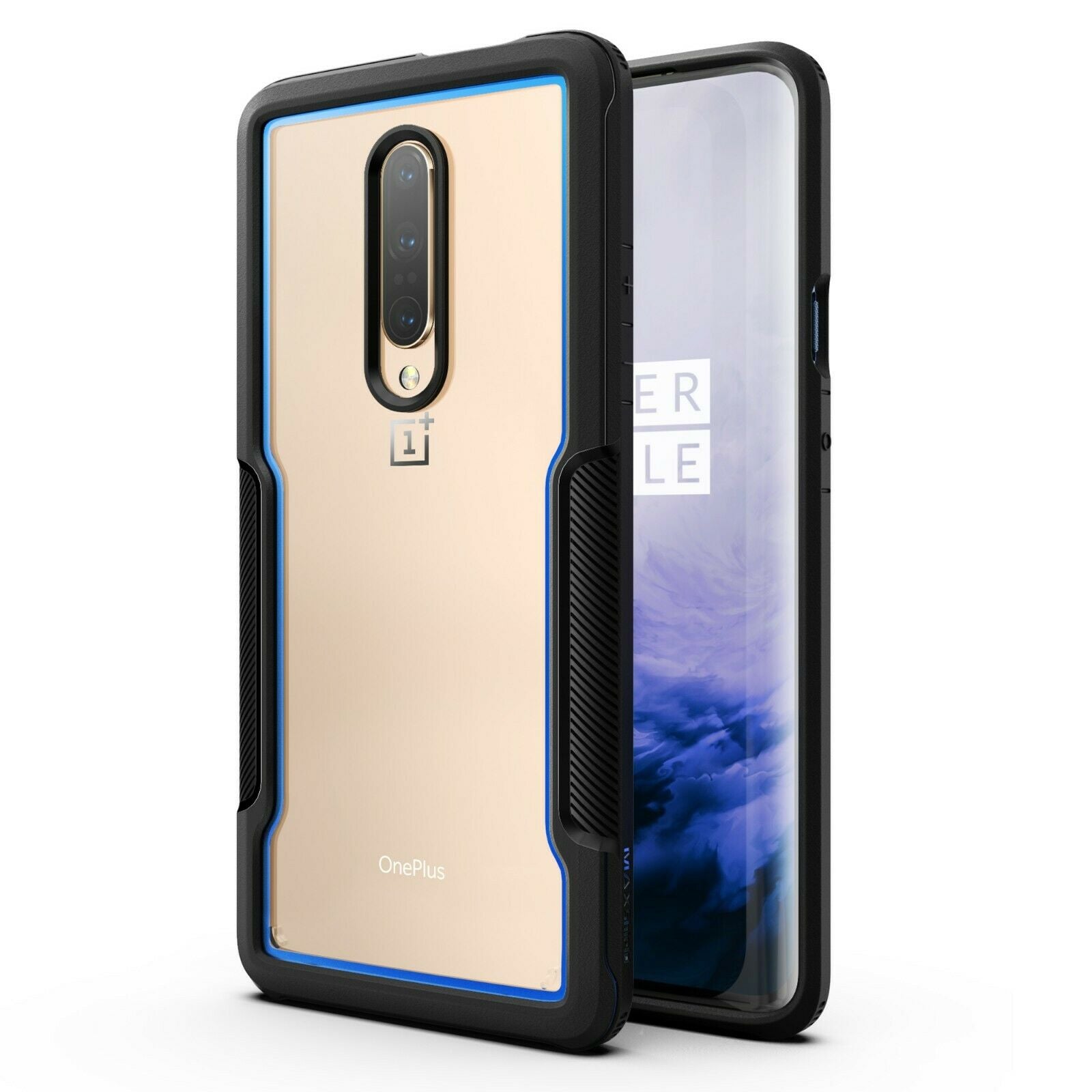 OnePlus 7 Pro Case Genuine Maxshield Clear Heavy Duty Shockproof Slim Cover image 0