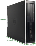 HP COMPAQ 8000 ELITE SFF Core 2 8GB RAM 500GB HDD Windows 10 Pro image 0