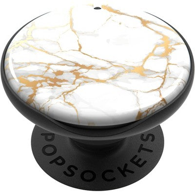 PopSockets Gloss PopMirror Cell Phone Grip & Stand (with Flip Compact) - Stone Marble image 0