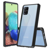 Galaxy A71 5G Hybrid Case with Air Cushion Technology - BLACK image 0