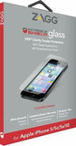Authentic ZAGG HD Clear Tough Glass Screen Protector For iPhone 5/5S/5C/SE image 0
