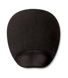 Memory Foam Mouse Pad Mat with Wrist Rest (Black) image 0