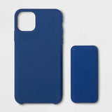 heyday Apple iPhone 11 Pro Max Silicone Case (with 4000mAh Power Bank) - Dark Blue image 0