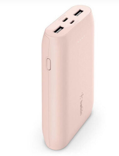 Belkin 10K mAh 36 Hour Power Portable Power Bank Pink Can Charge 3 Devices image 0