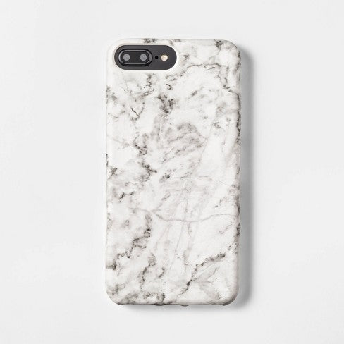 heyday Apple iPhone 8 Plus/7 Plus/6s Plus/6 Plus Case - White Marble image 0