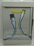 Heyday4' USB-C to USB-A Braided Cable - Whimsical Blue image 0