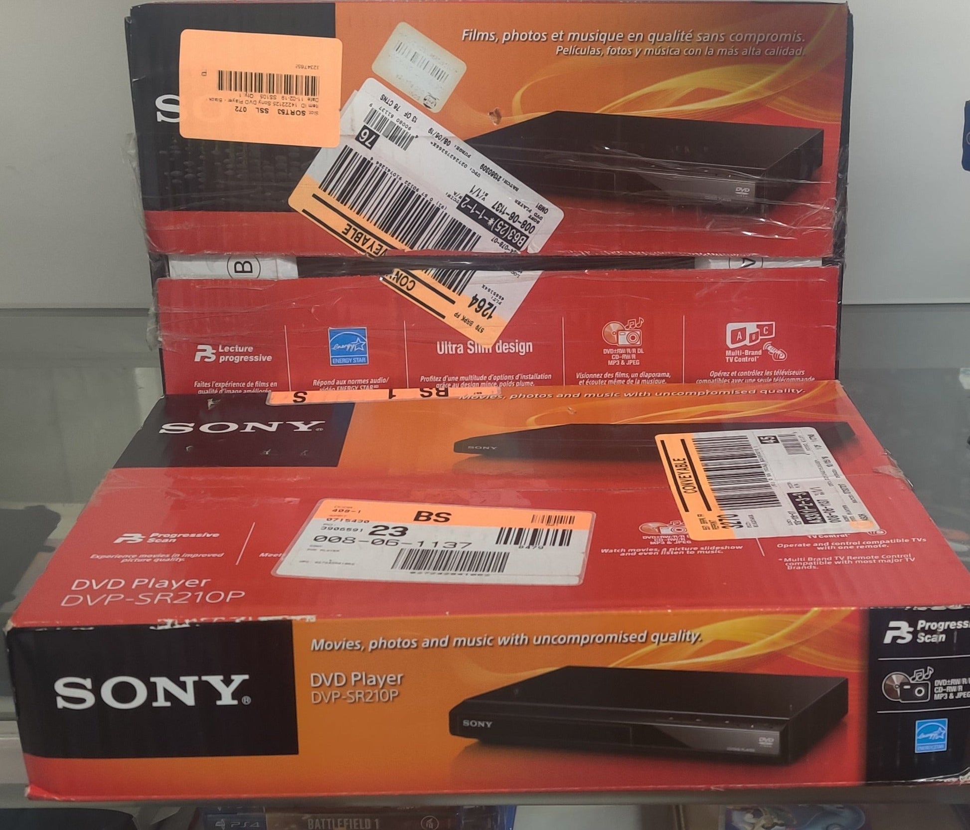 Sony DVP-SR210P Player with Remote Control 2 Packs image 0
