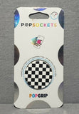 PopSockets PopGrip Black White Checker Phone Grip Stand Swappable NEW Authentic image 0