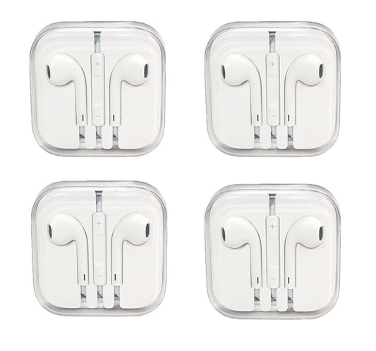 4 Pack Generic Earphones image 0