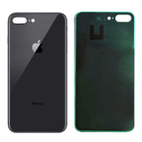 Apple iPhone 8 Plus Back Glass Cover Back Battery Door w/Pre-Installed Adhesive,Best Version Apple iPhone 8 Plus All Models OEM (Black) image 0