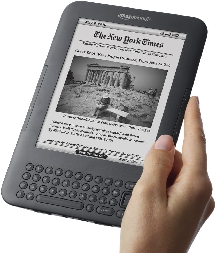 Amazon Kindle eReader Keyboard 3 Wi-Fi 6" 4GB, D00901 3rd Gen (DEMO UNIT) image 0