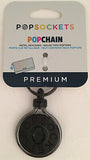 PopSockets Premium PopChain Dual-Sided PopTop Base & Clip - Gunmetal image 0