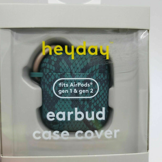 Heyday Airpod Case - Snake Skin Print Green image 0