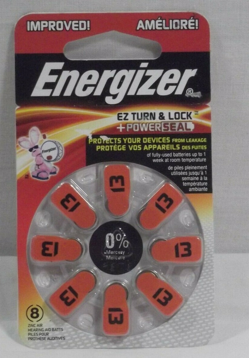 Energizer Hearing Aid Battery, Size 13 - 8 Pack - AZ13D-8 image 0