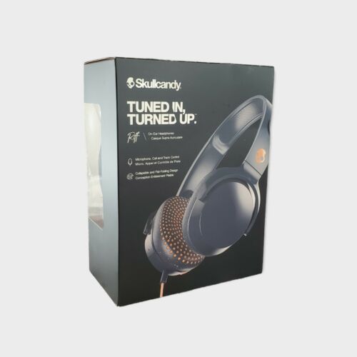Skullcandy Riff Wired On-Ear Headphones W/ Microphone - Blue/Sunset image 0
