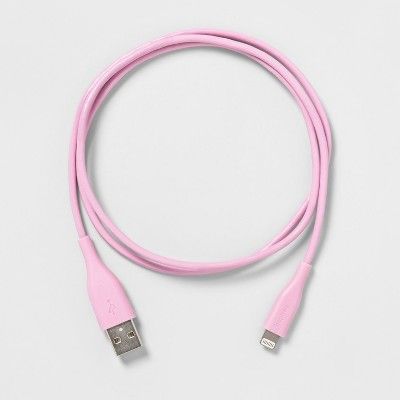 Heyday 3' Lightning to USB-A PVC Round Cable - Peony image 0
