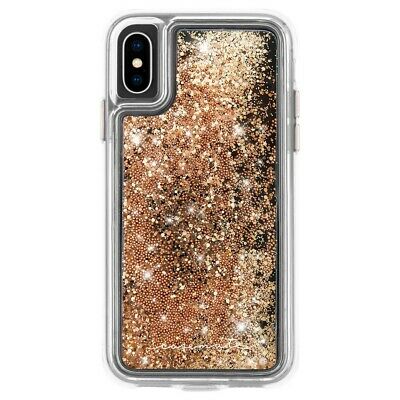 Case-Mate Liquid Glitter Case for Apple iPhone X / XS Gold image 0
