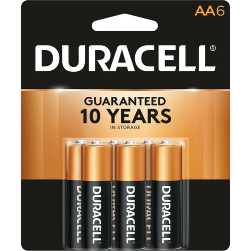 Duracell Coppertop AA Alkaline Batteries 6 pk Carded image 0