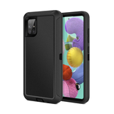 Galaxy A715 5G Heavy Duty Defender Shockproof Case - BLACK image 0