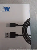 Just Wireless 10ft TPU Type-C to USB-A Cable - Black image 0