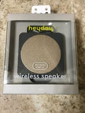 heyday Small Portable Bluetooth Speaker with Loop - Gray/Gold image 0