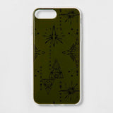 Heyday Apple iPhone 8 Plus/7 Plus/6s Plus/6 Plus Cosmic Signs Case - Olive image 0